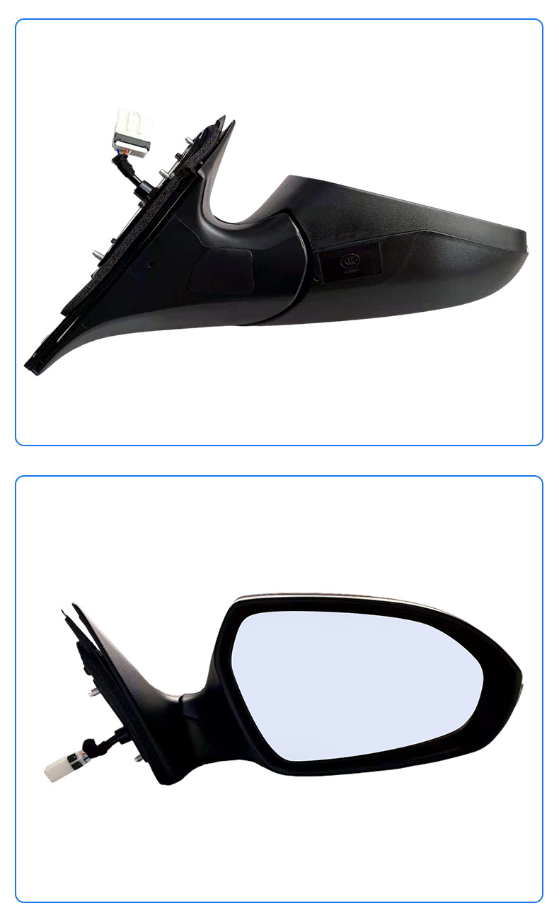 Suitable for Beijing Hyundai Famous Picture Reversing Mirror Assembly 14 to 19 Famous Picture Rearview Mirror with Painted Foldableing Reflector