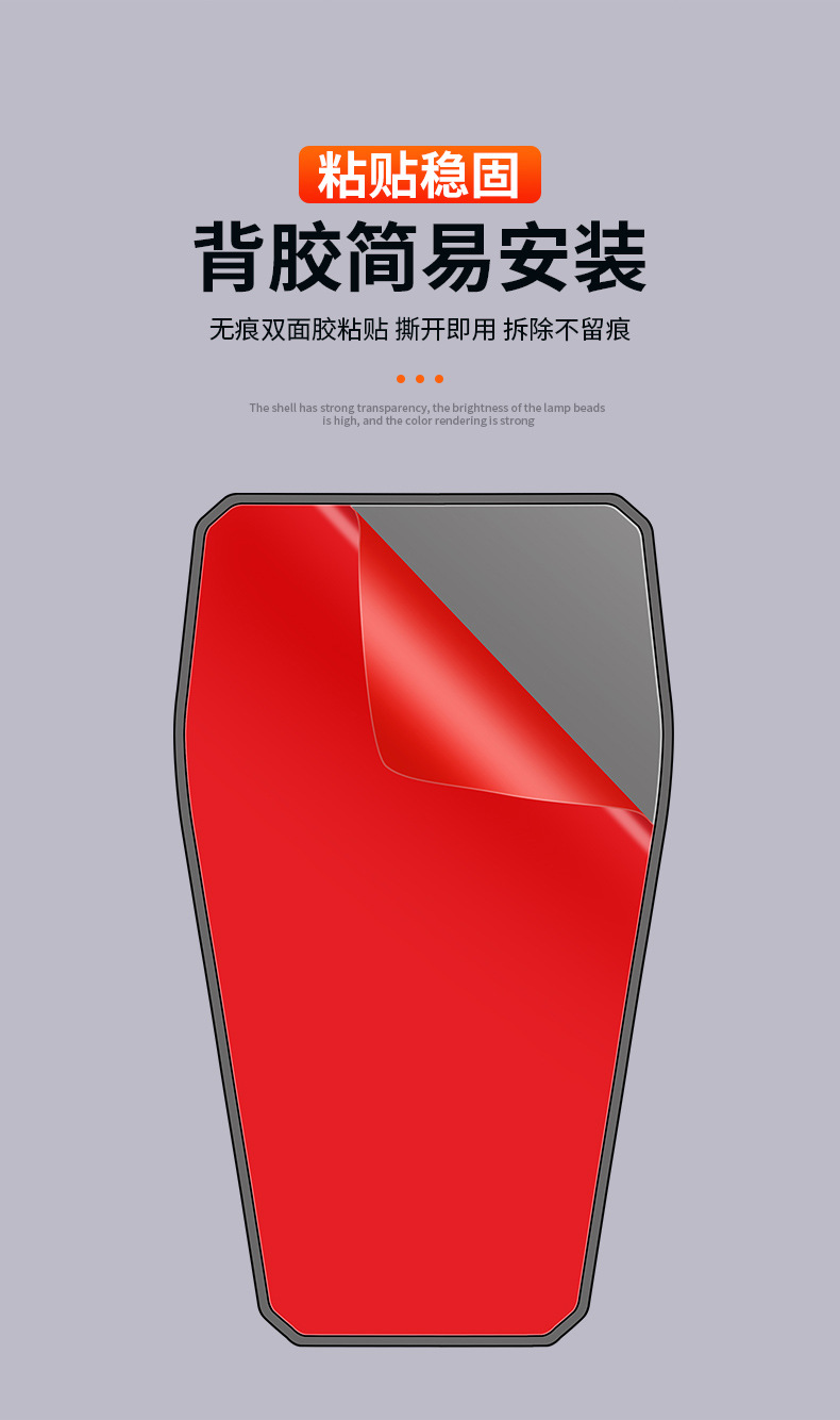Cross-Border Hot-Selling Solar Warning Light for Trucks, Pickup Trucks, Car Roof Modification Led Light, Remote Control Car Mouse Light
