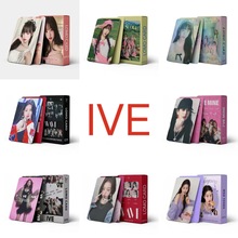 跨境现货综合55张IVE新专辑卡片KPOP明星收藏卡周边LOMO小卡