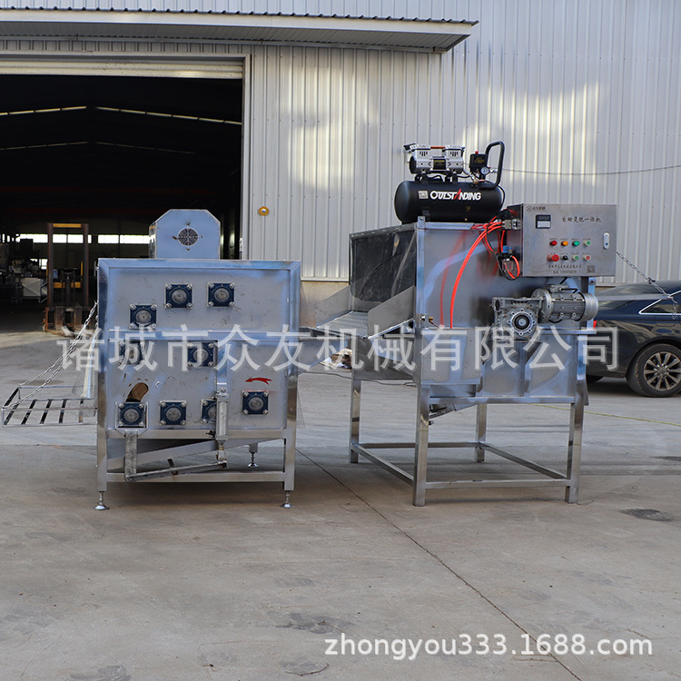 九棍脱毛机 鸭子脱毛设备  湖南板鸭肉鸭拔毛机器 源头厂家1