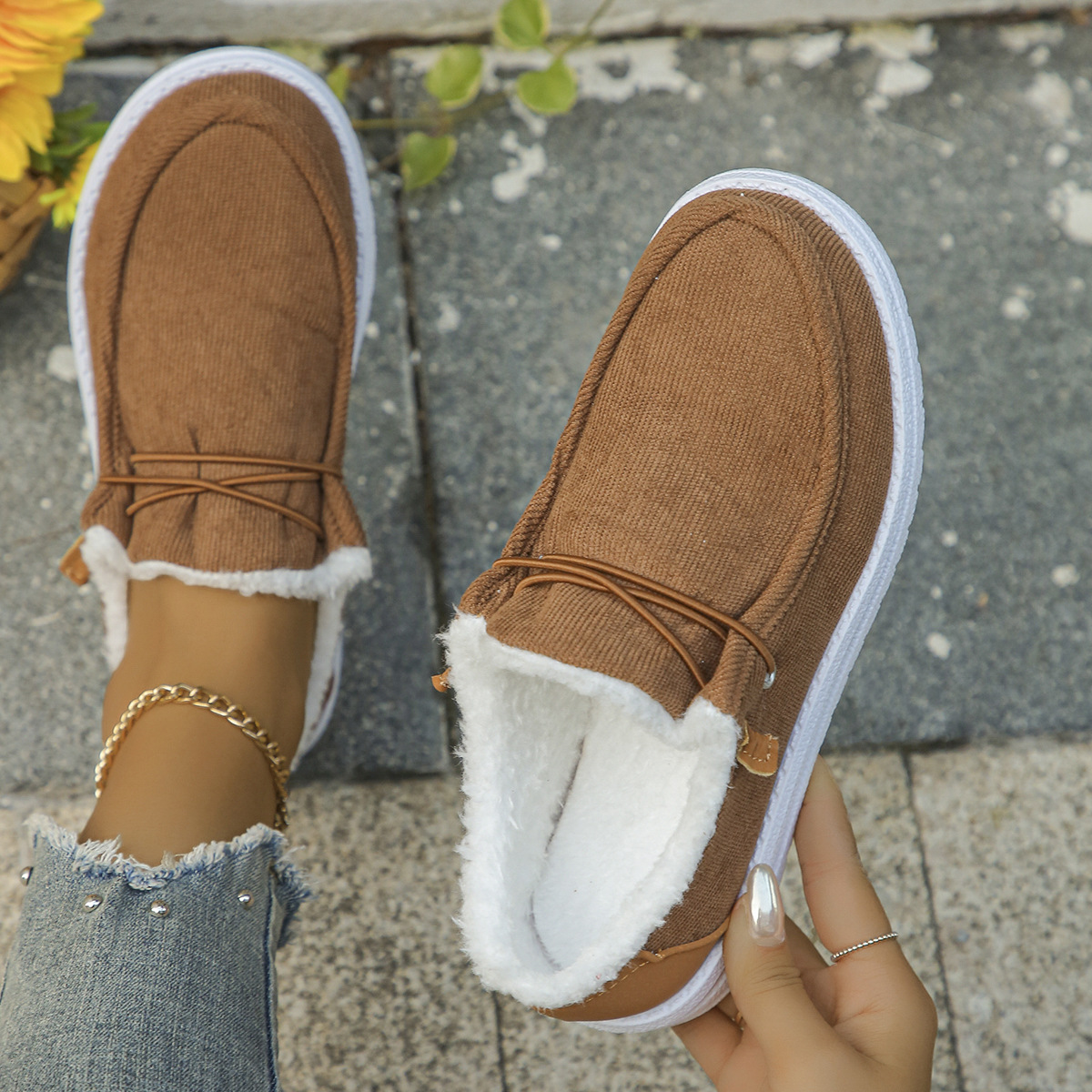 Warm Women's Winter Snow Boots With Fleece Lining And Thick Sole_voghion.com