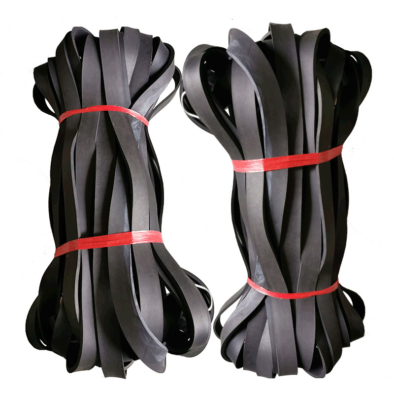 Suministro directo de fábrica negro de caucho natural de alto elástico cinturón de embalaje cuerda de equipaje cuerda de goma del neumático de agua 3 m cable tie
