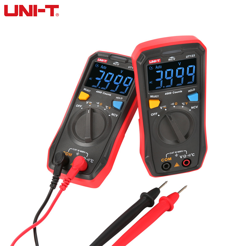 UNI－T优利德UT123 UT123D家用型数字万用表高精度便携电工万能表