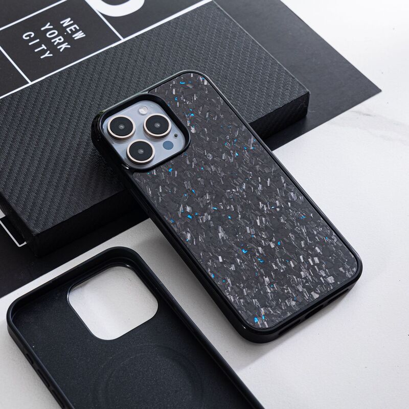 Suitable for Apple 14 Carbon Fiber Protective Case with Forged Pattern, Full Coverage Anti-Fall iPhone 14 Pro Max Magnetic Phone Case Suitable for Apple 14 Carbon Fiber Protective Case with Forged Pattern, Full Coverage Anti-Fall iPhone 14 Pro Max Magnetic Phone Case