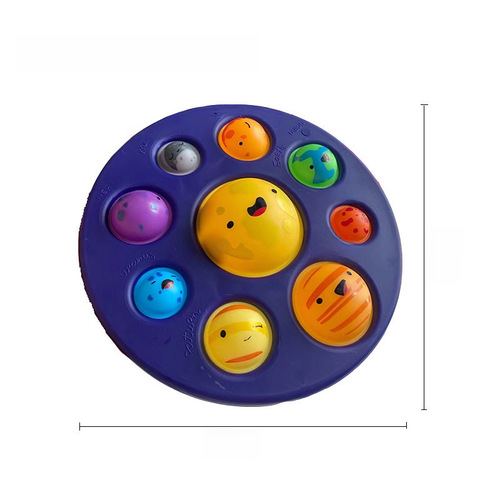 Star Planet Finger Pressure Bubble Fun Stress Relief Squeeze Fun Eight Planets Mouse Elimination Pioneer Children's Educational Toy