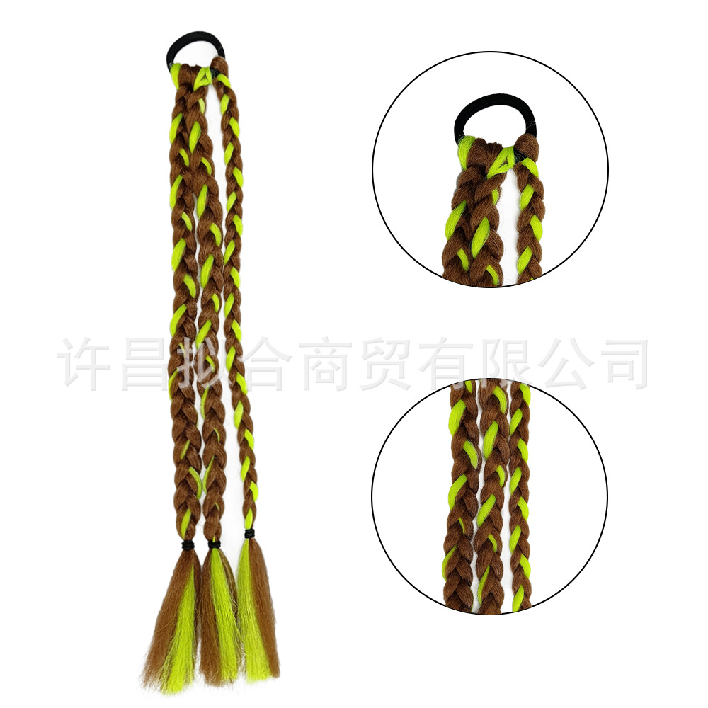 하이라이트-라이트 브라운 형광 그린