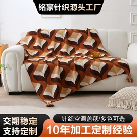线毯;针织毯;绒毯
