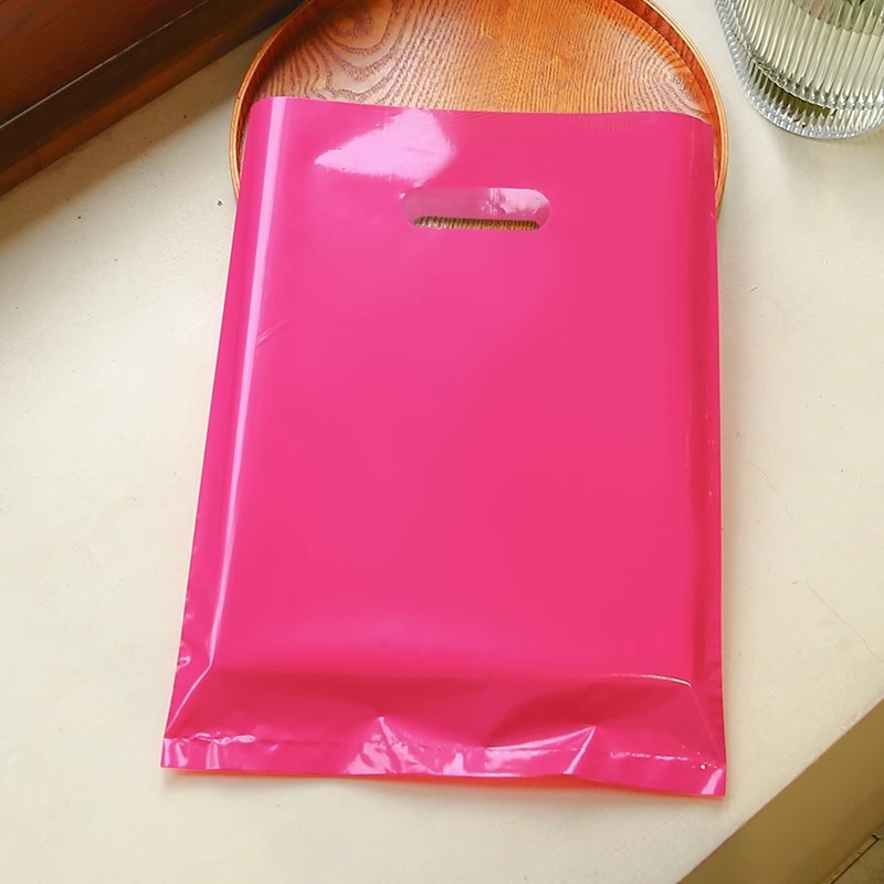 Bolsa de mano de tienda de ropa de grosor, bolsa de embalaje de ropa para niños y niñas, bolsa de almacenamiento de cosméticos, bolsa de regalo, bolsa de embalaje comercial