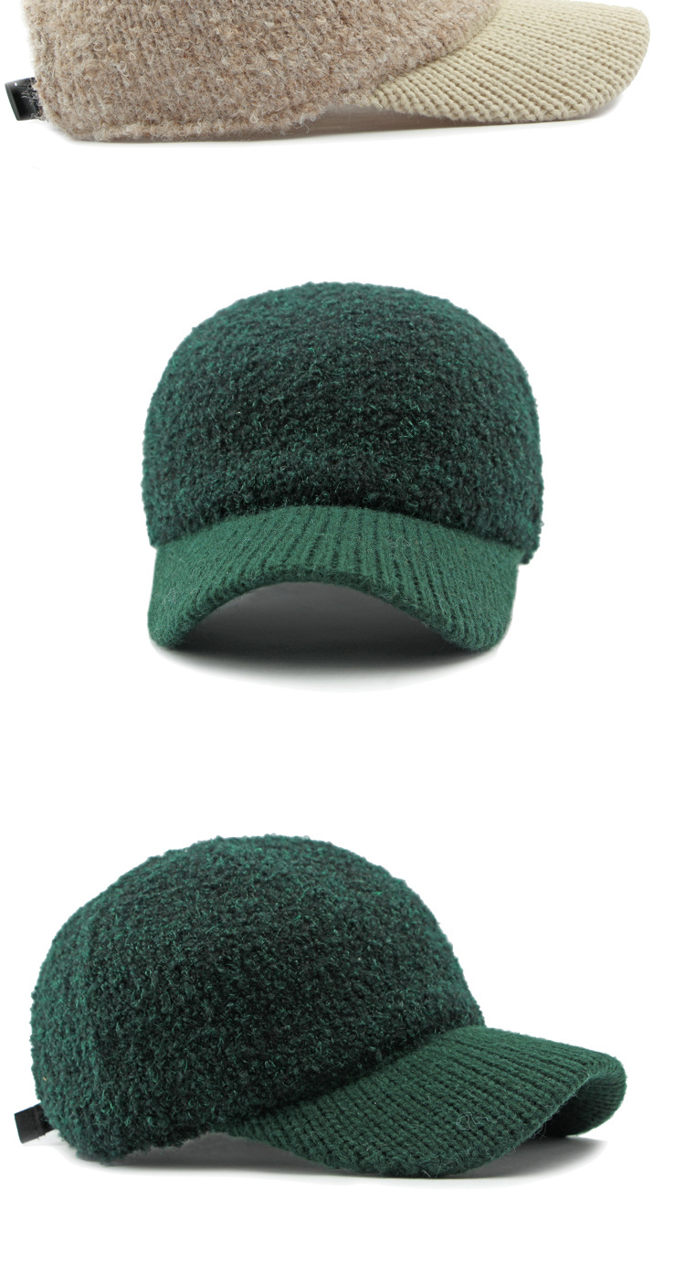 Cappello lavorato a maglia per bambini, autunno e inverno, caldo berretto da baseball, cappello retrò britannico con visiera, protezione solare, cappello da sole_voghion.com