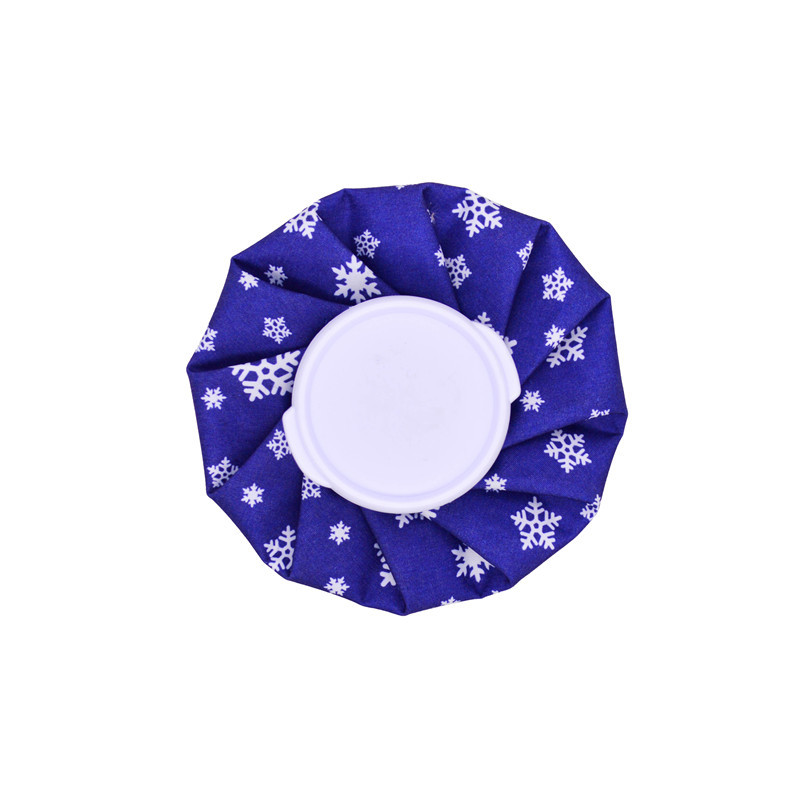 Fabricantes suministro de tela bolsa de hielo uso repetido plegable bolsa de hielo deportes de enfriamiento físico bolsa de hielo en stock al por mayor