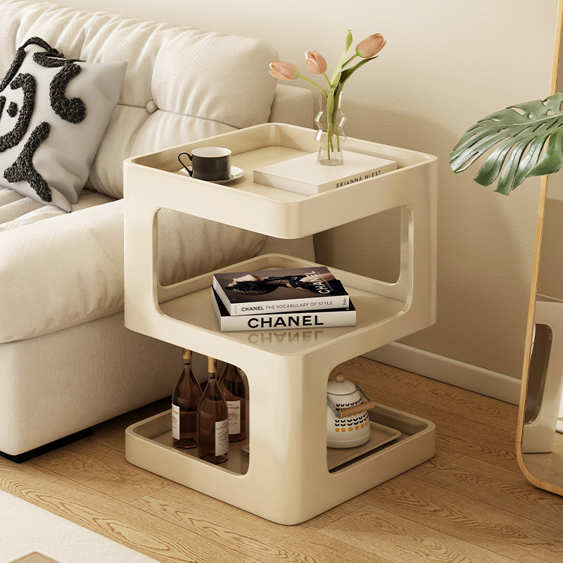 Mayorista transfronterizo venta caliente pequeña casa de hierro forjado borde pequeño mesas de té modernas simplificadas redondas inswind