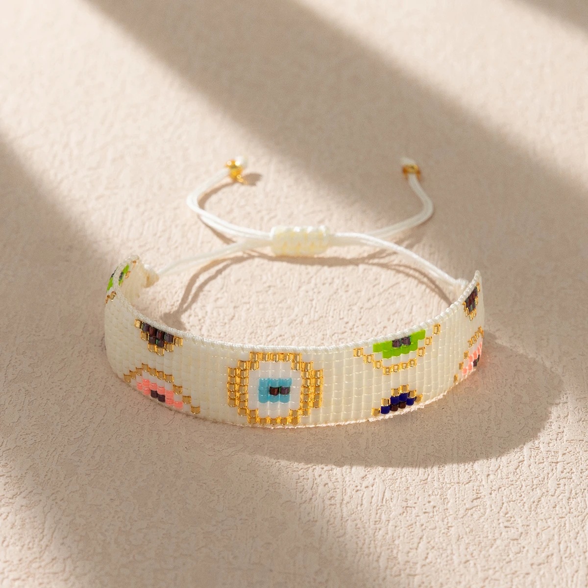 Women'S Gender Handmade Design Bohemian Geometric Glass Handmade Women's Bracelets