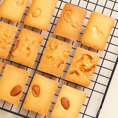 Nut coconut crispy thin biscuits, almond crispy puffs/cashew nut crispy puffs/coconut chip crispy puffs, delivery service