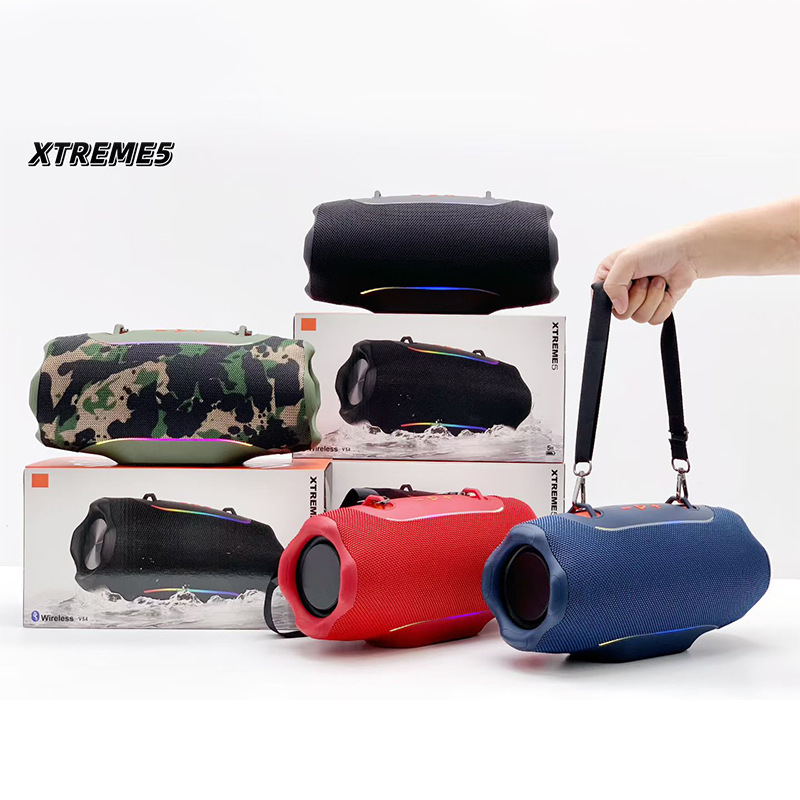 New Cross-border Model Xtreme5 War Drum 5th Generation Wireless Bluetooth Speaker Portable Outdoor With Shoulder Strap_voghion.com