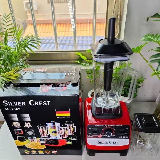 Cross-border 3L 6-in-1 blender for commercial use, stainless steel, high-power, pure copper, blender for mincing,, juicer