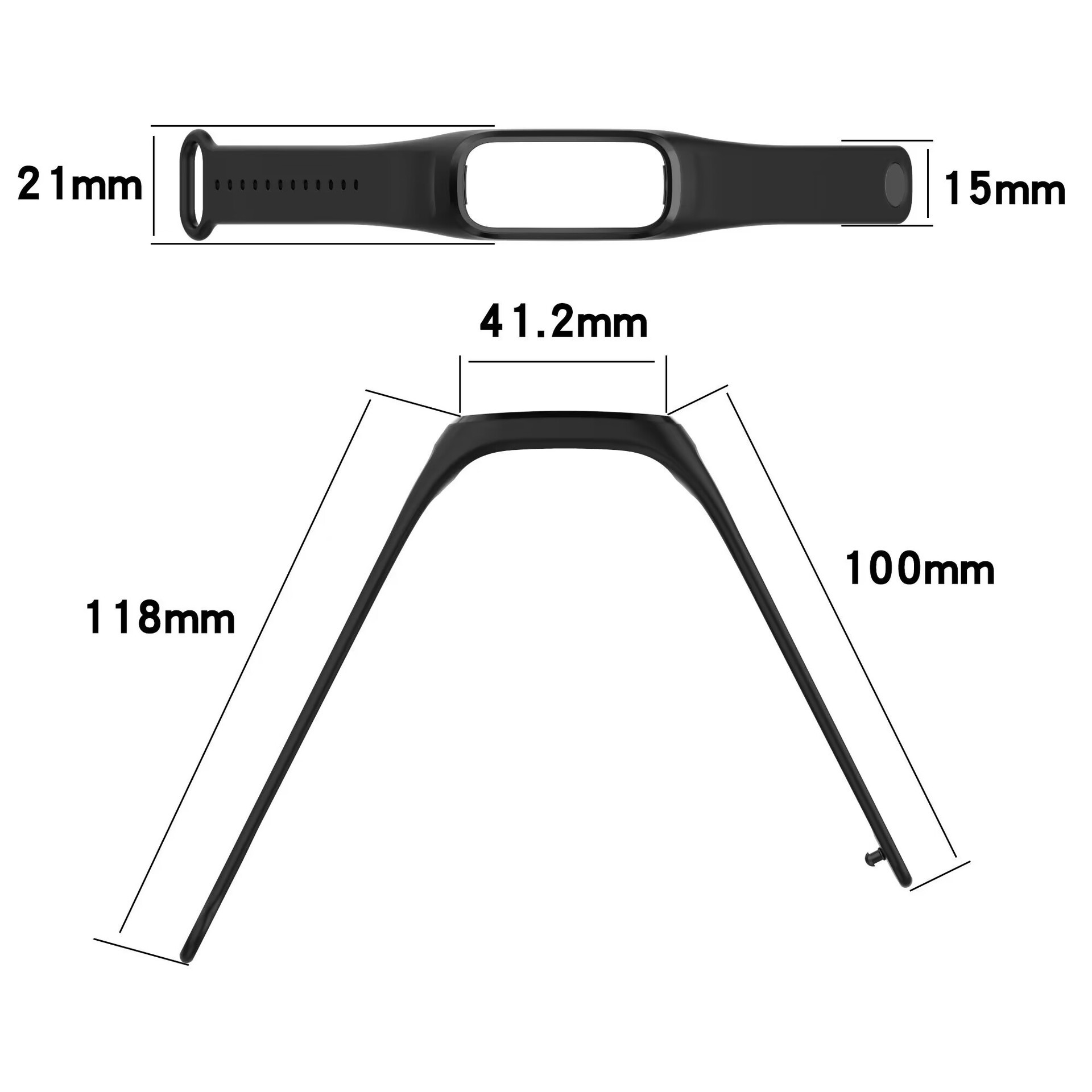 Powerlink para pulsera de banda OPPO, pulsera de silicona, pulsera de pulsera Xiaomi, pulsera 8