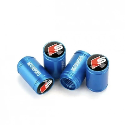 modified valve core cover — valve - oral-s-logo-blue-set-of-4