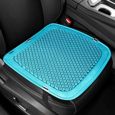 summer 3D breathable four seasons — Cool pad - sky-blue-leaflet