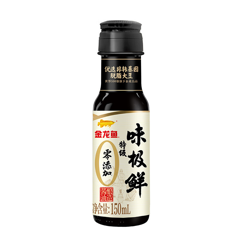 金龙鱼酱油 零添加味极鲜 特级酱油 150mL