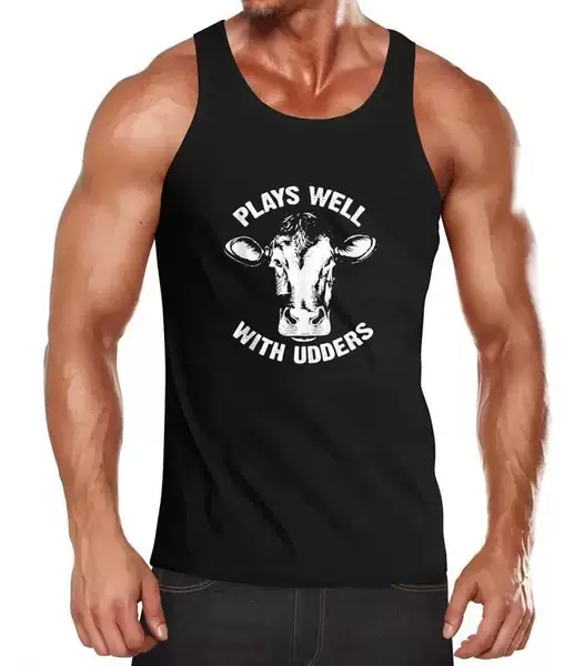 K 43101 YOUNGLA Men's Outdoor Running Training Vest with Print