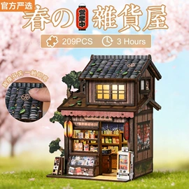 建筑/DIY小屋/拼装玩具;建筑模型;说明书