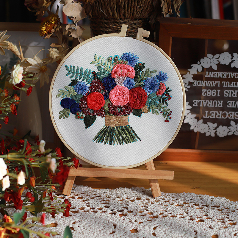 Suzi bordado original-Nuevo bordado DIY punto de cruz hecha a mano paquete de material de tela conjunto fabricante creativo en Stock Nuevo