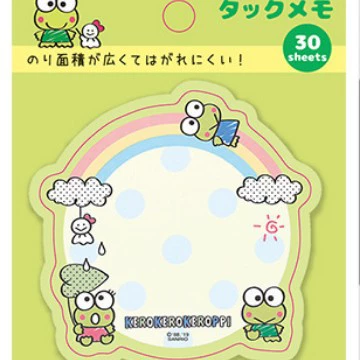 Sticky Notes (Kuromi) Japanese-style Cute Cartoon Square Notepad, 30 Sheets, Assorted Covers