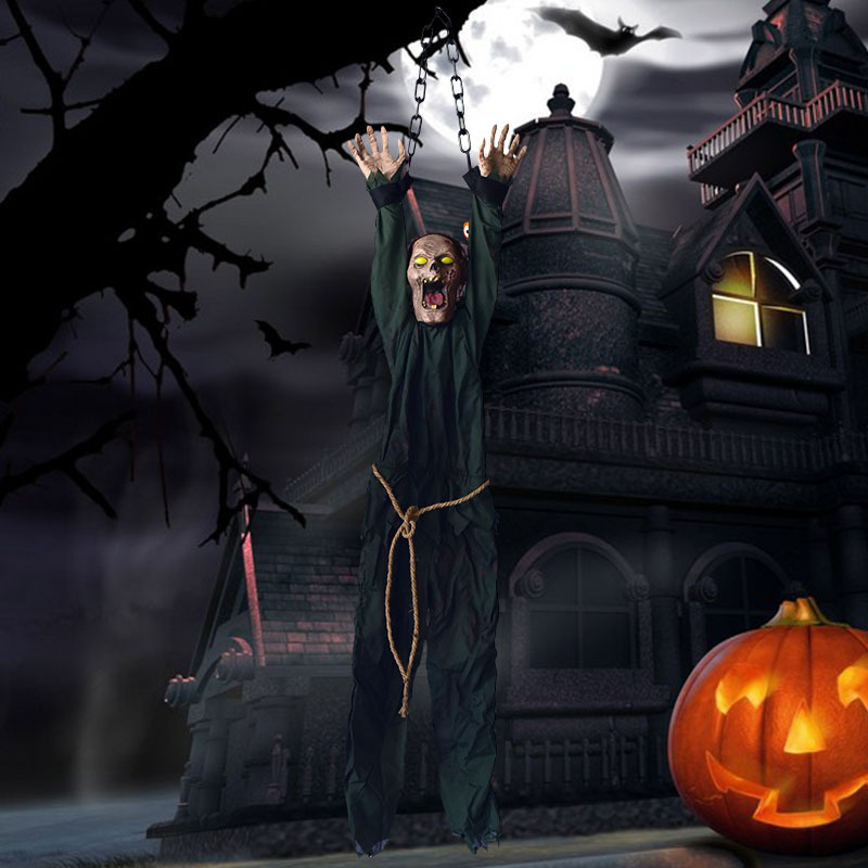 Popular Halloween fantasma Festival decoraciones atadas a mano hombres y mujeres vibración colgante fantasma Casa Encantada Cámara escena diseño accesorios al por mayor