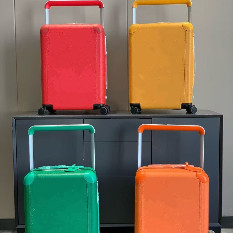 High-End Replica Luggage from Lv, Ma Longlong Series, Genuine Leather, 20inch Horizon Travel Suitcase