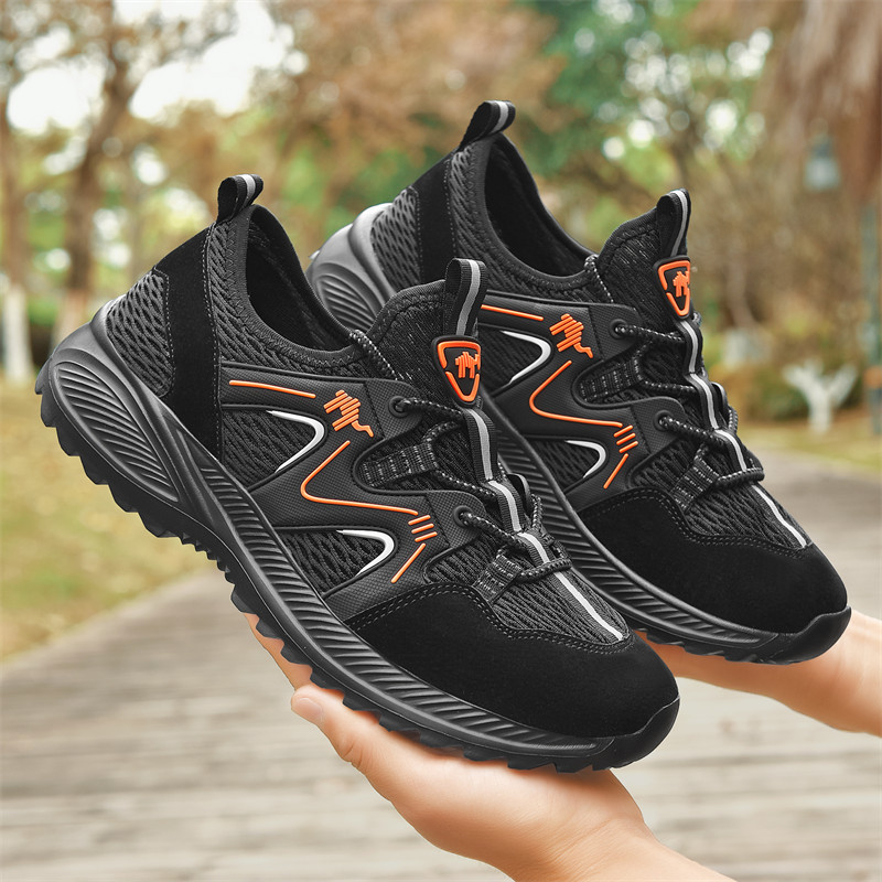 2024 verano nuevos zapatos de hombre casuales de moda al aire libre zapatos de suela suave zapatos transpirables de malla para hombre