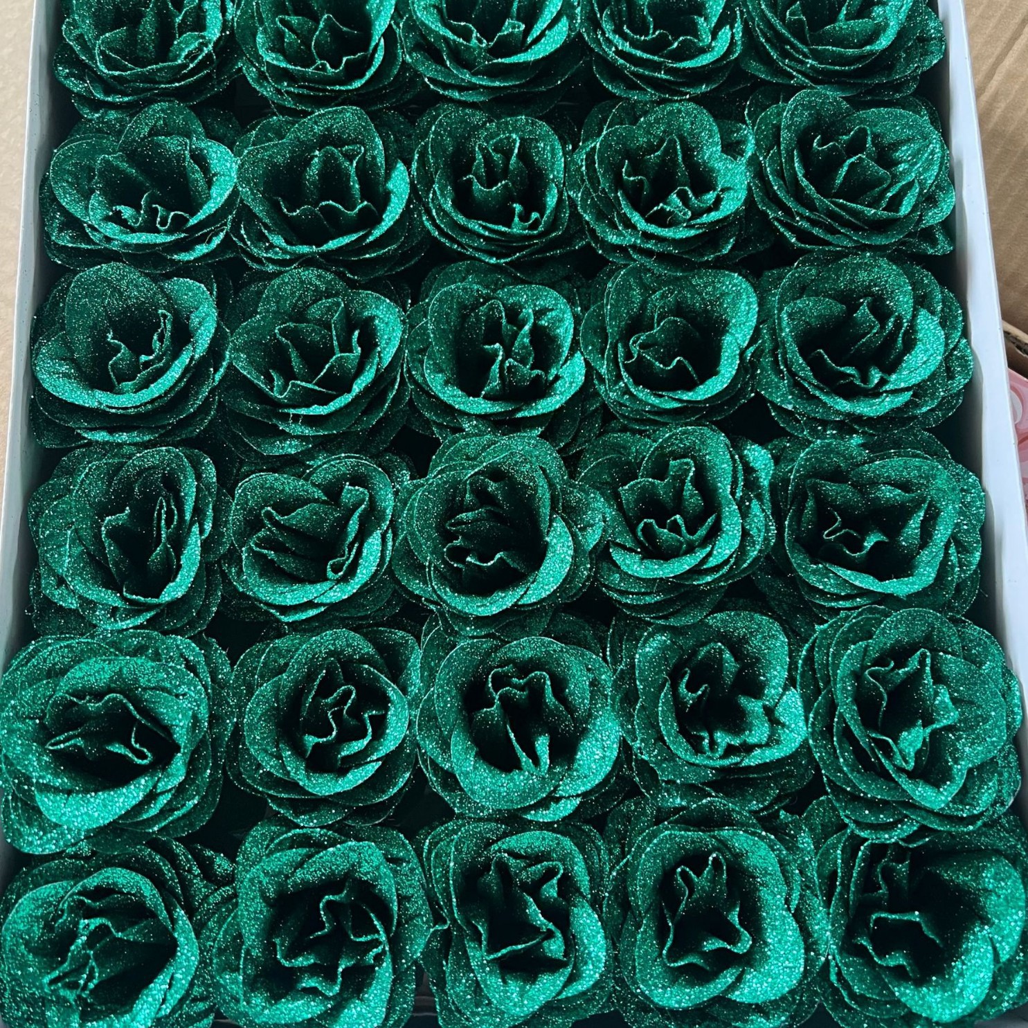 Rosa de Cristal Artificial Brillante para Ramo de San Valentín y Bricolaje image 30