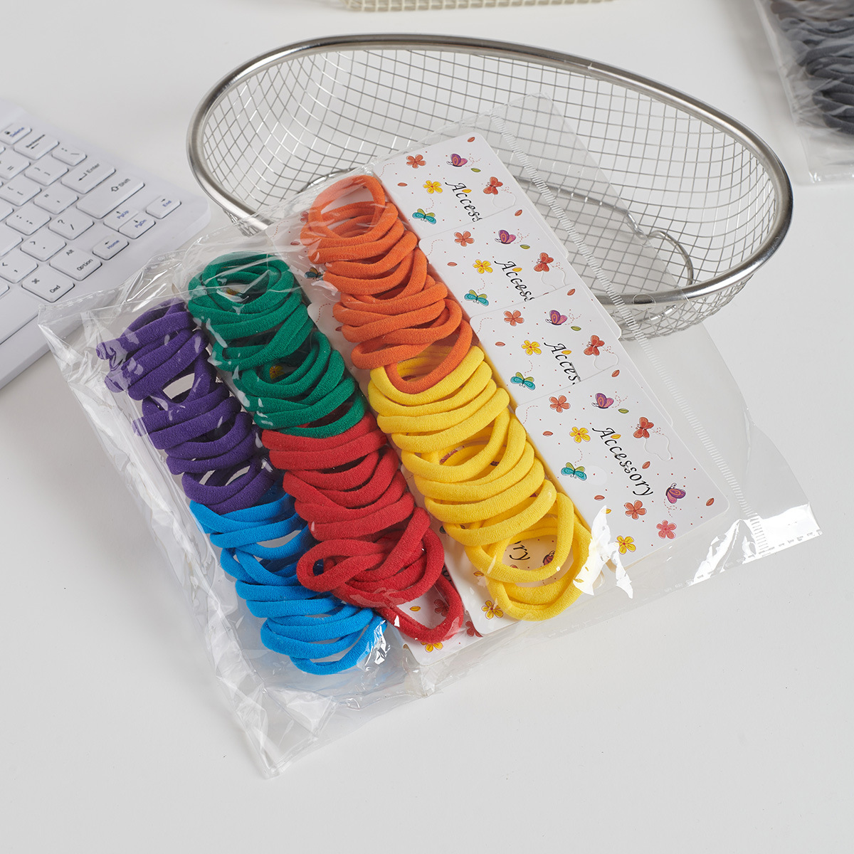 Ligas para Cabello Tipo Toalla de 72 Piezas de Tela con Alta Elasticidad Sin Costuras image 15