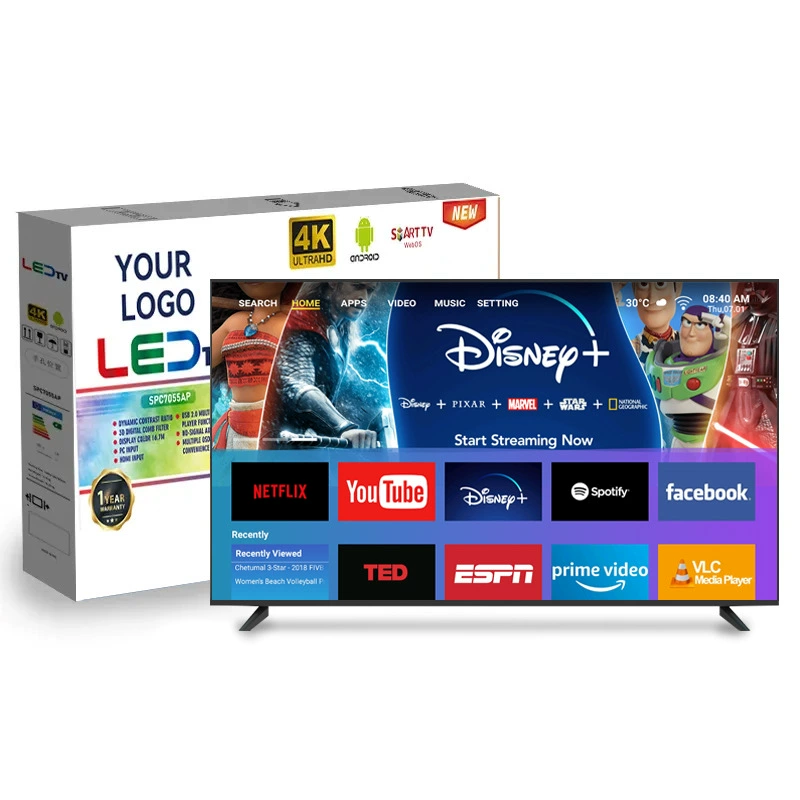 Производство Led 43 50 55 дюйм экран 4k Android tv