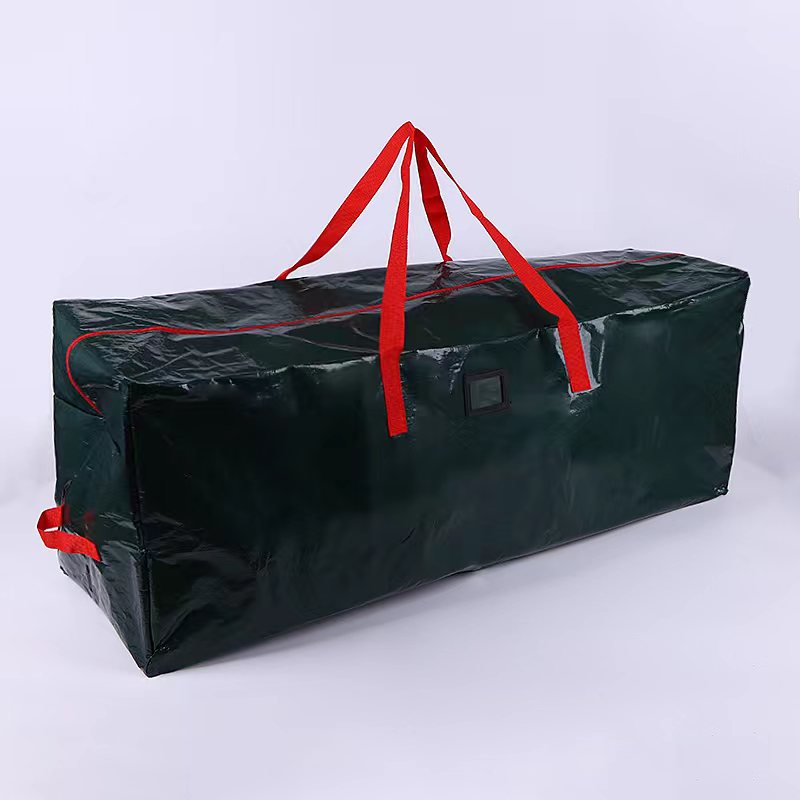 Verde oscuro PE rojo portátil; 122*50*38; 120 gramos por cuadrado