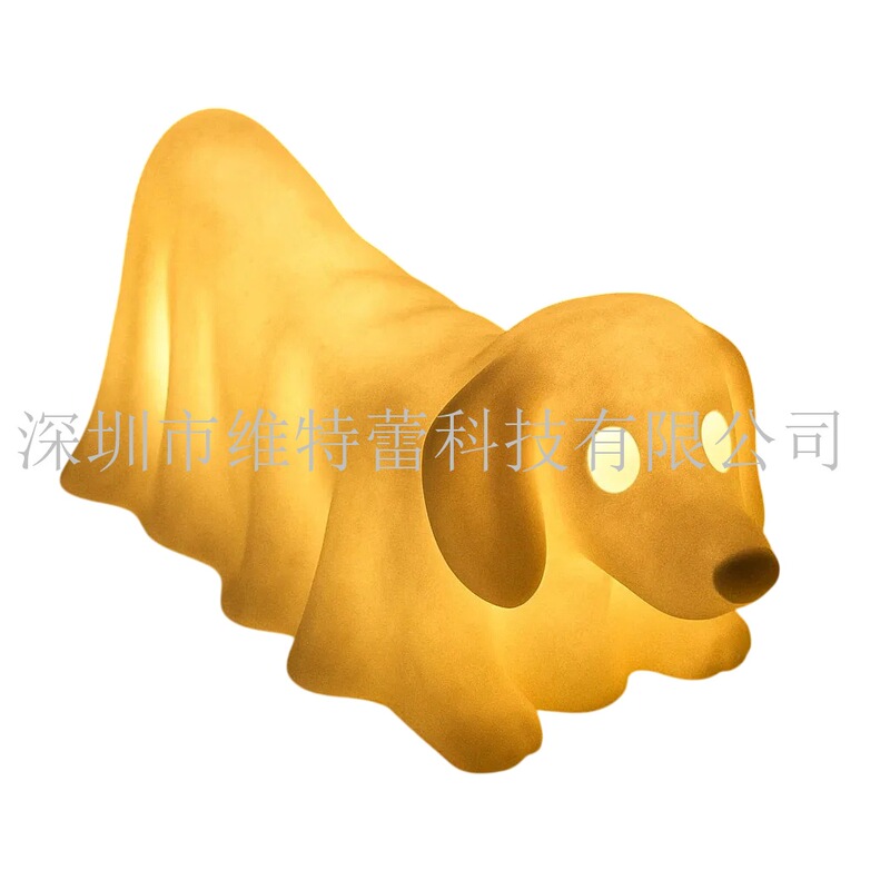 2025新品Dachshund Ghost Lamp腊肠犬鬼灯万圣节树脂摆件|undefined