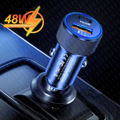 Mobil şarj cihazları Qc3.0 Pd30W Car
