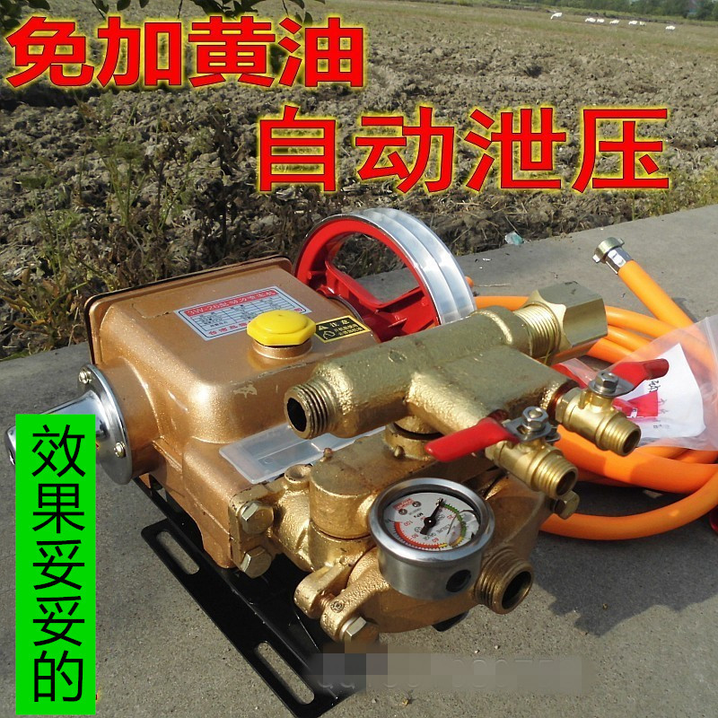 26农用三缸柱塞泵机动喷雾器打药机高压自动泄压免加黄油熊猫
