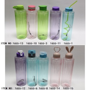 ���Q�aƷ  ��ɫ650ML�\��ˮ�� ���K��PET̫�ձ�  �������ϱ�