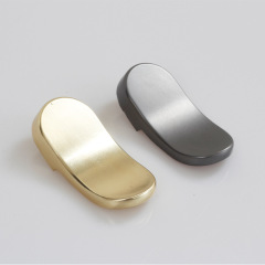 Factory Wholesale Light Luxury Zinc Alloy Handle Bedside Cabinet Copper Brushed Drawer Handle Ash Grey Wardrobe Door Handle