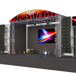 创笙外销custom款铝合金管材桁架灯光音箱厂家直销螺丝架SGS\TUV