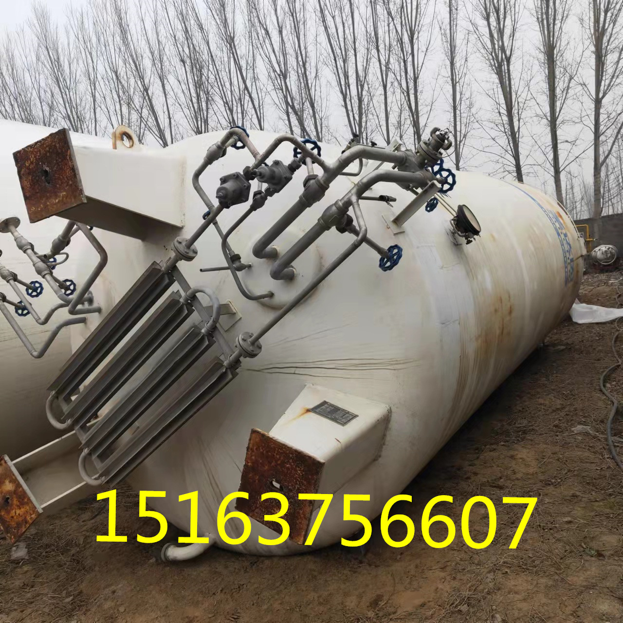 供应二手液氮液氧液氩储罐 60立方LNG低温罐