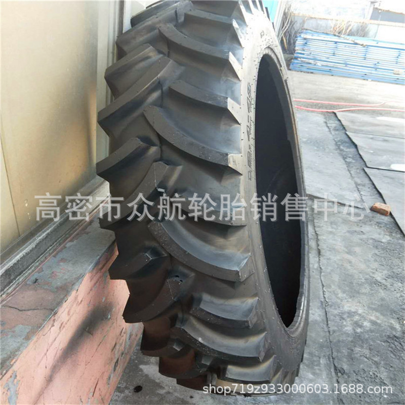 供应 12.4-48 农用采棉机轮胎人字加密花纹 中耕打药机轮胎