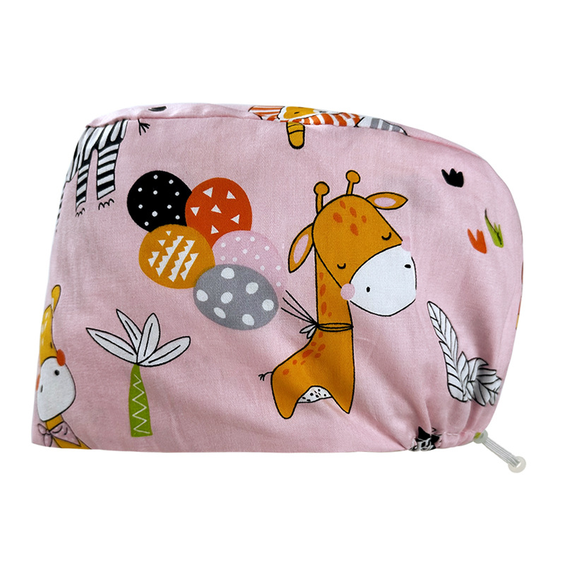 Gorro quirúrgico femenino puro algodón quirófano tapa especial enfermera pequeña flor tapa Estomatólogo tapa de trabajo dental atención médica