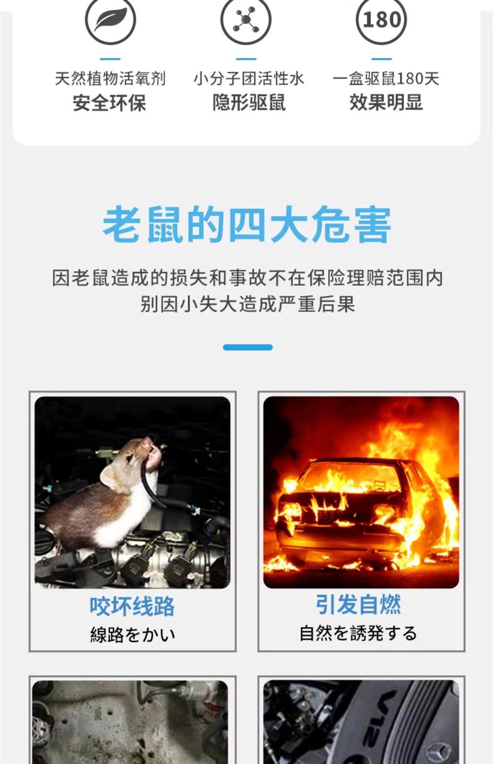 Car Rat Repellent Paste, Car Engine Compartment, Car Rat Repellent, Anti-Rat Artifact, Special Rat Repellent