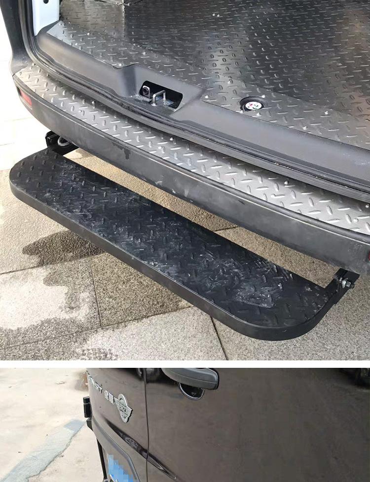 Ford's New Transit V362 Special Front and Rear Bumper Stainless Steel Rear Door Pedal Plus Frosted Black Model