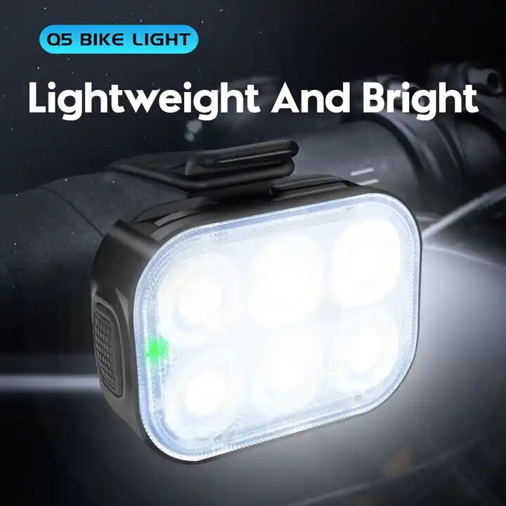 Mountain bike front and rear lights, brake tail lights, ultra-bright intelligent lights, waterproof lights, rechargeable tail light accessories