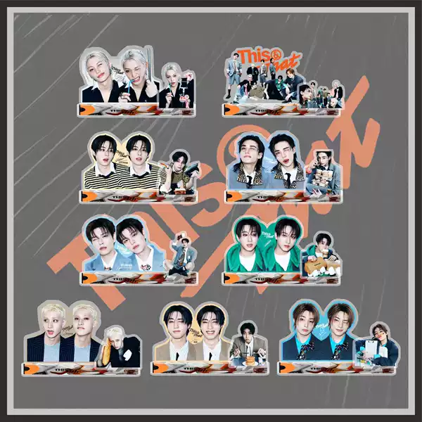 Stray Kids Double-Sided Acrylic Standee Desktop Ornament Celebrity Merchandise Kpop