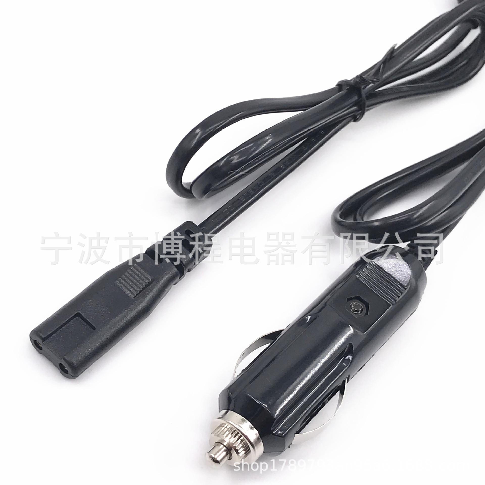 充电剃须刀电源线弹簧线车载充电线可适用剃须刀充电接头点烟器