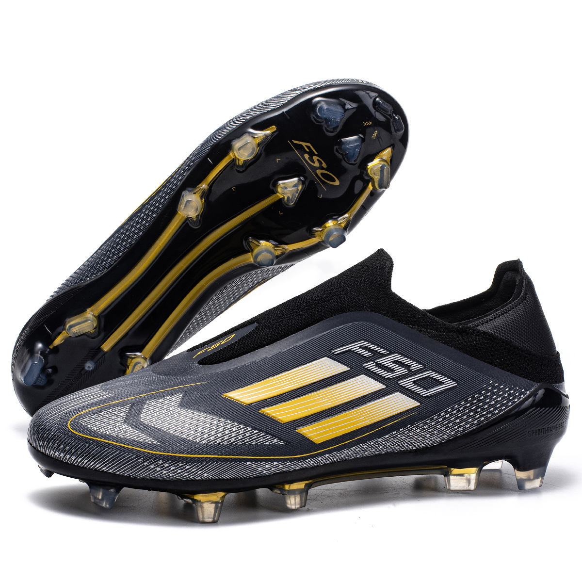 Zapatos de fútbol niños y niñas, clavos largos, clavos rotos, entrenamiento profesional para estudiantes adultos, zapatos de fútbol infantil transfronterizos al por mayor, clavos rotos