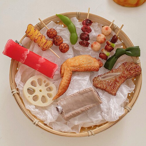 Cute Chicken Wing Style Funny Fun Simulation Hair Clip Small Eccentric Vegetable Headband Side Clip Duck Bill Clip Snack Top Clip Edge